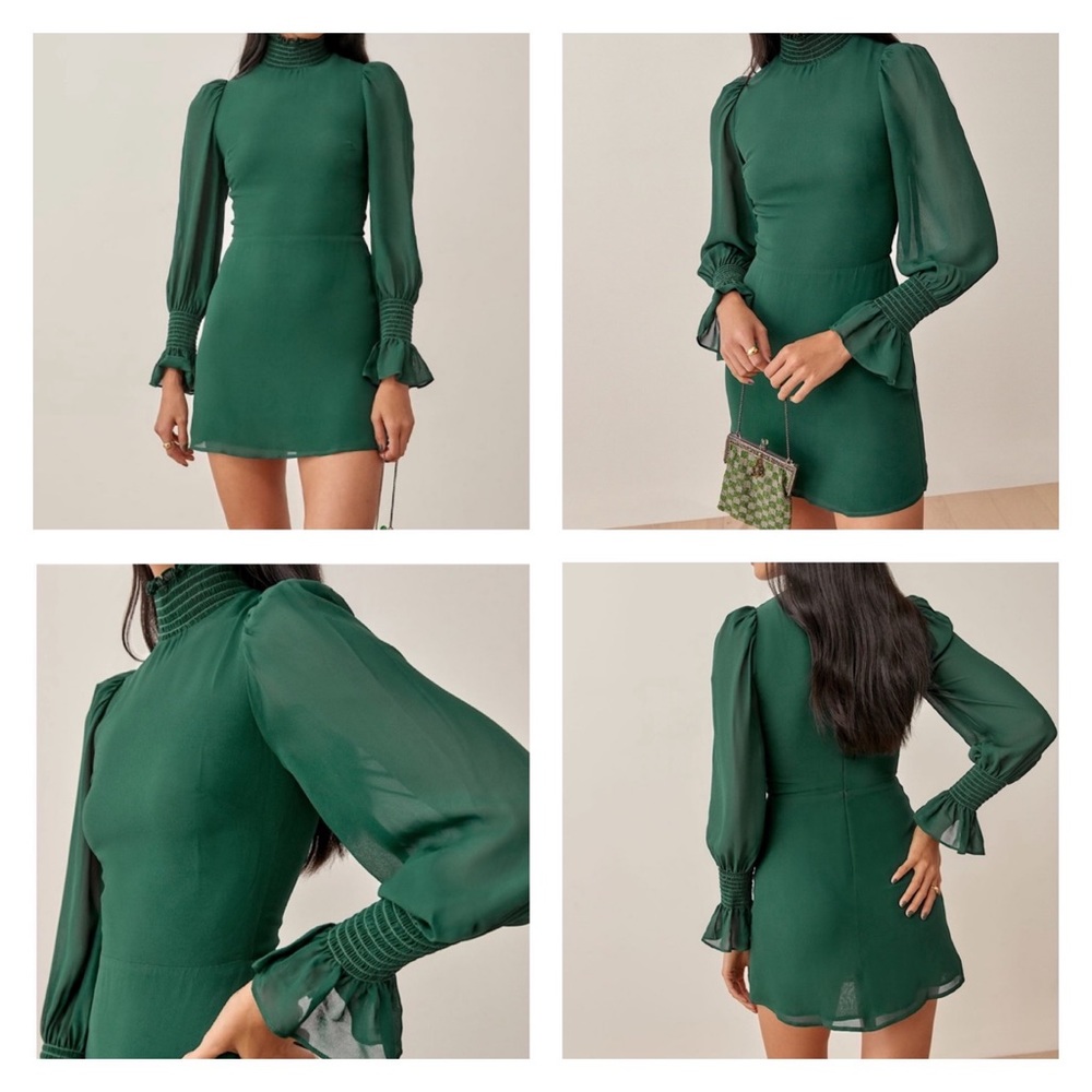 Reformation Emerald Archie dress size 6